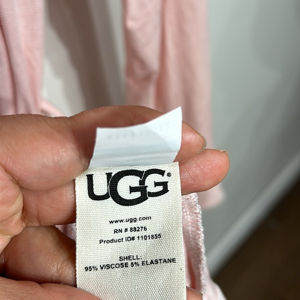 UGG Aldridge Mini-Striped Knit Wrap Robe - Picture 15 of 16